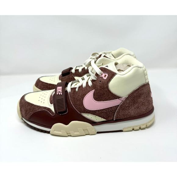 Nike Men Shoes Air Trainer 1, Dark Pony/Medium Soft Pink, Size 10 - Picture 5 of 7